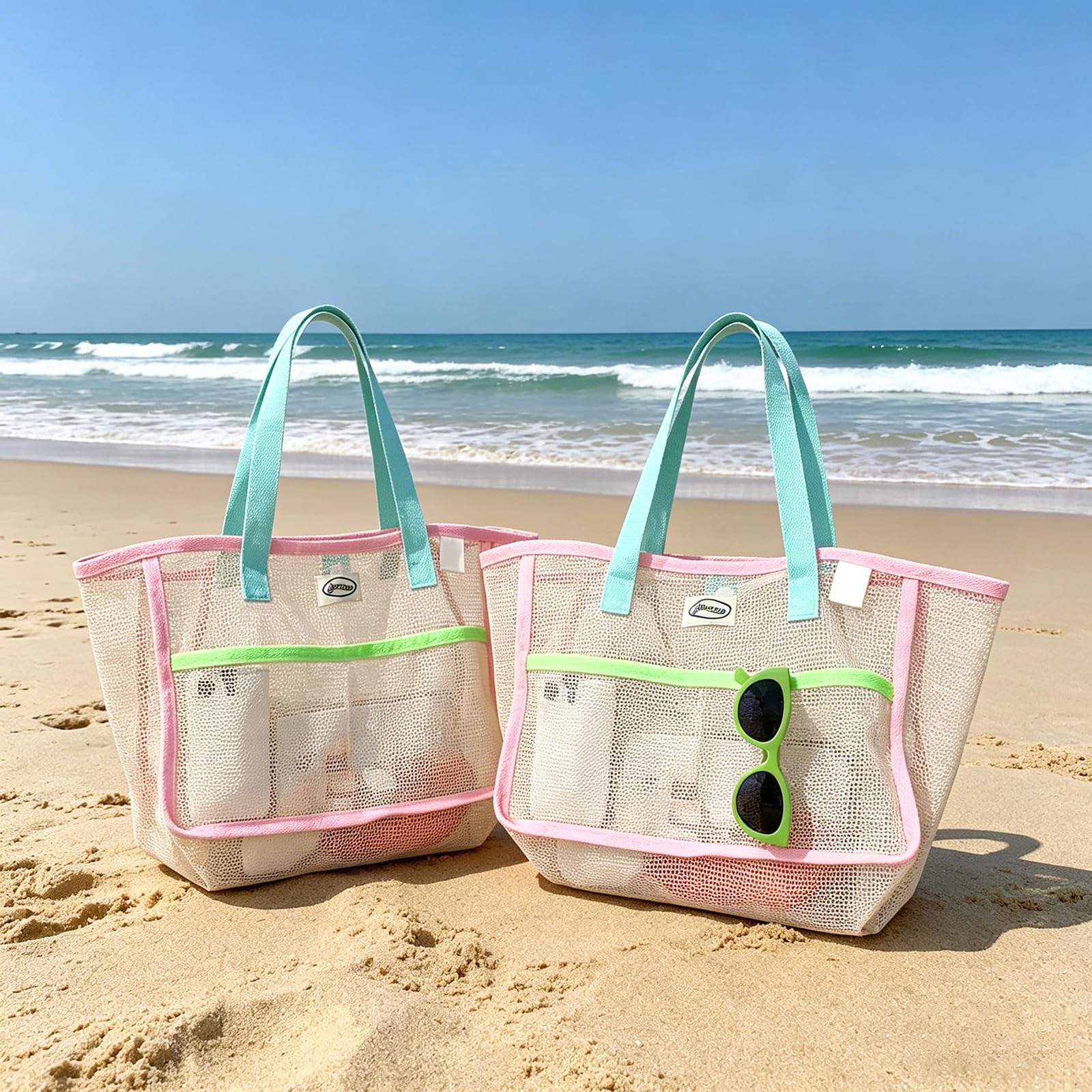 Beach Bags for Women Colorful  - Travel Accessories Shops ulasan dan harga