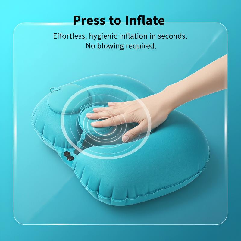 Travel Use Inflatable Neck Pil - Travel Accessories Pillow ulasan dan harga