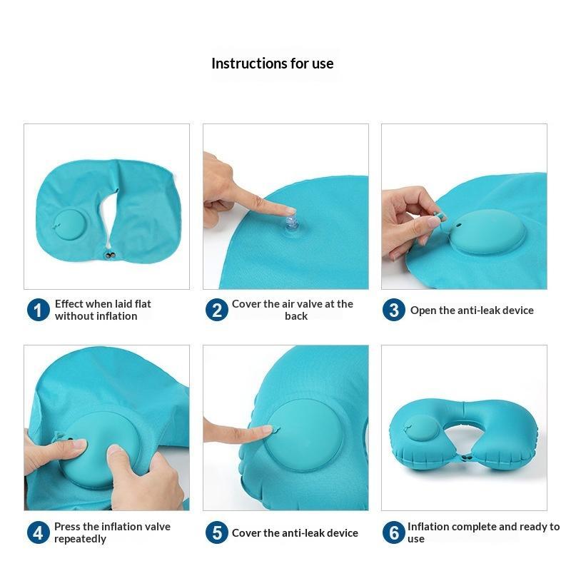Travel Use Inflatable Neck Pil - Travel Accessories Pillow ulasan dan harga