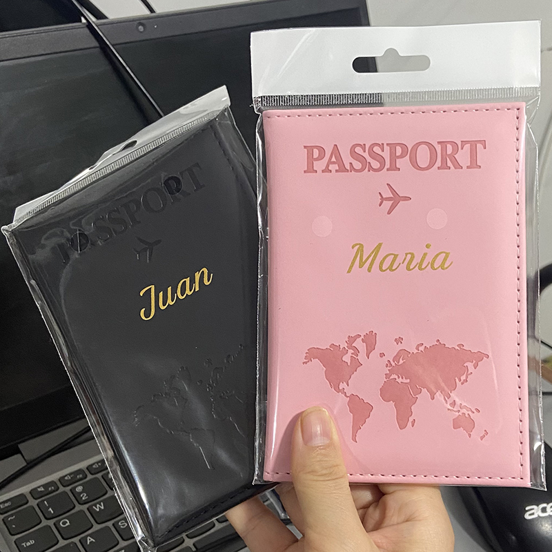 Custom Gold Color Name on Pass - Travel Accessories Passport Holder ulasan dan harga