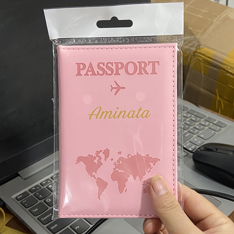 Custom Gold Color Name on Pass - Travel Accessories Passport Holder ulasan dan harga