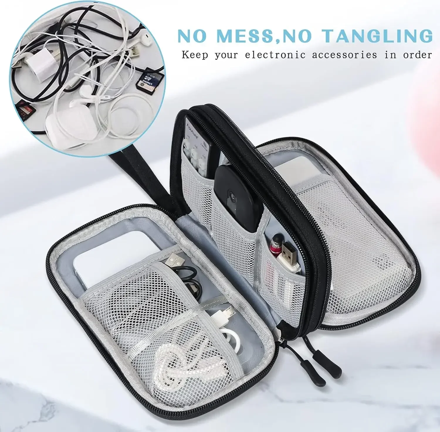 Travel Cable Bag Portable Digi - Travel Accessories Pouch ulasan dan harga