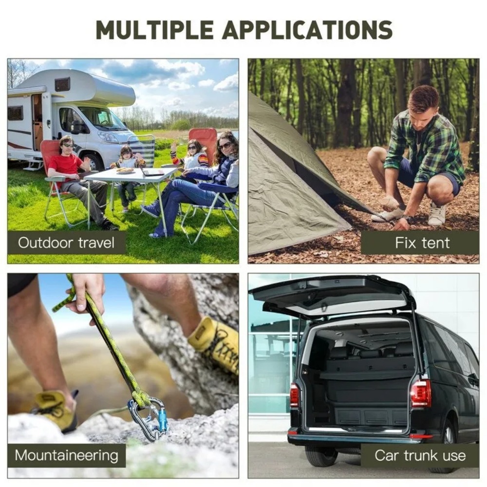 60-90cm 8mm Packing Ropes Outd - Travel Accessories Bike ulasan dan harga