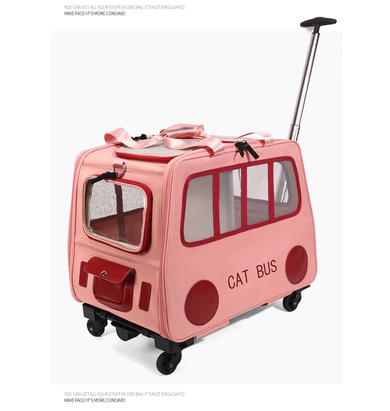 Multifunctional Pet Travel Tro - Travel Accessories Pink ulasan dan harga