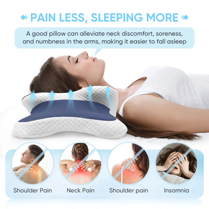 Memory Foam Pillow Cervical Pi - Neck Pillow Memory Foam ulasan dan harga