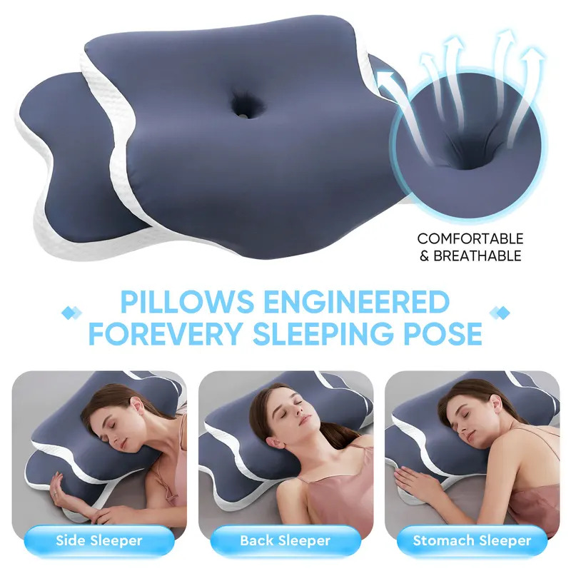Memory Foam Pillow Cervical Pi - Neck Pillow Memory Foam ulasan dan harga