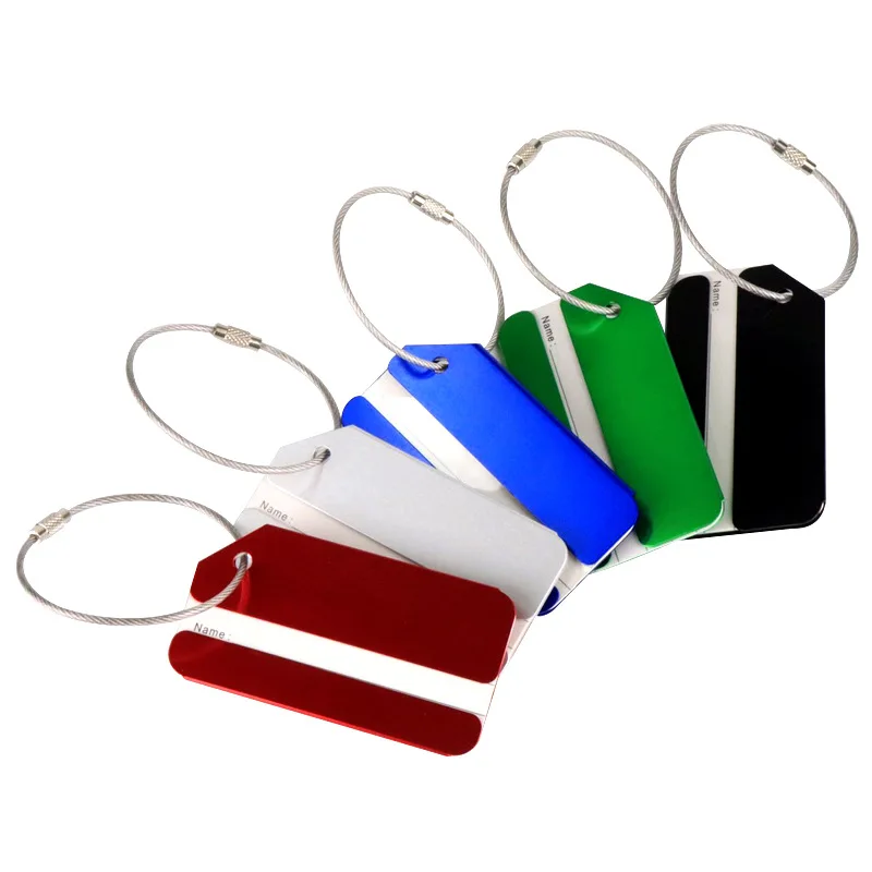 1pc Aluminum Alloy Luggage Tag - Travel Accessories In Train ulasan dan harga