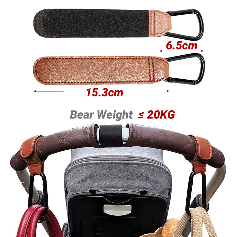 1PCS Baby Stroller Hook PU Lea - Travel Accessories For 10 Year Old Girl ulasan dan harga