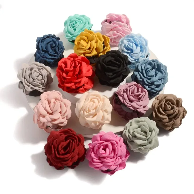 French Fabric Rose Flower Hair - Travel Accessories For Elderly ulasan dan harga