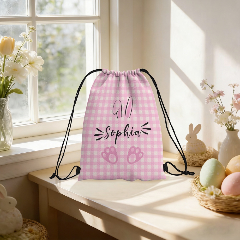 Personalized Easter Bunny Draw - Travel Accessories Pink ulasan dan harga