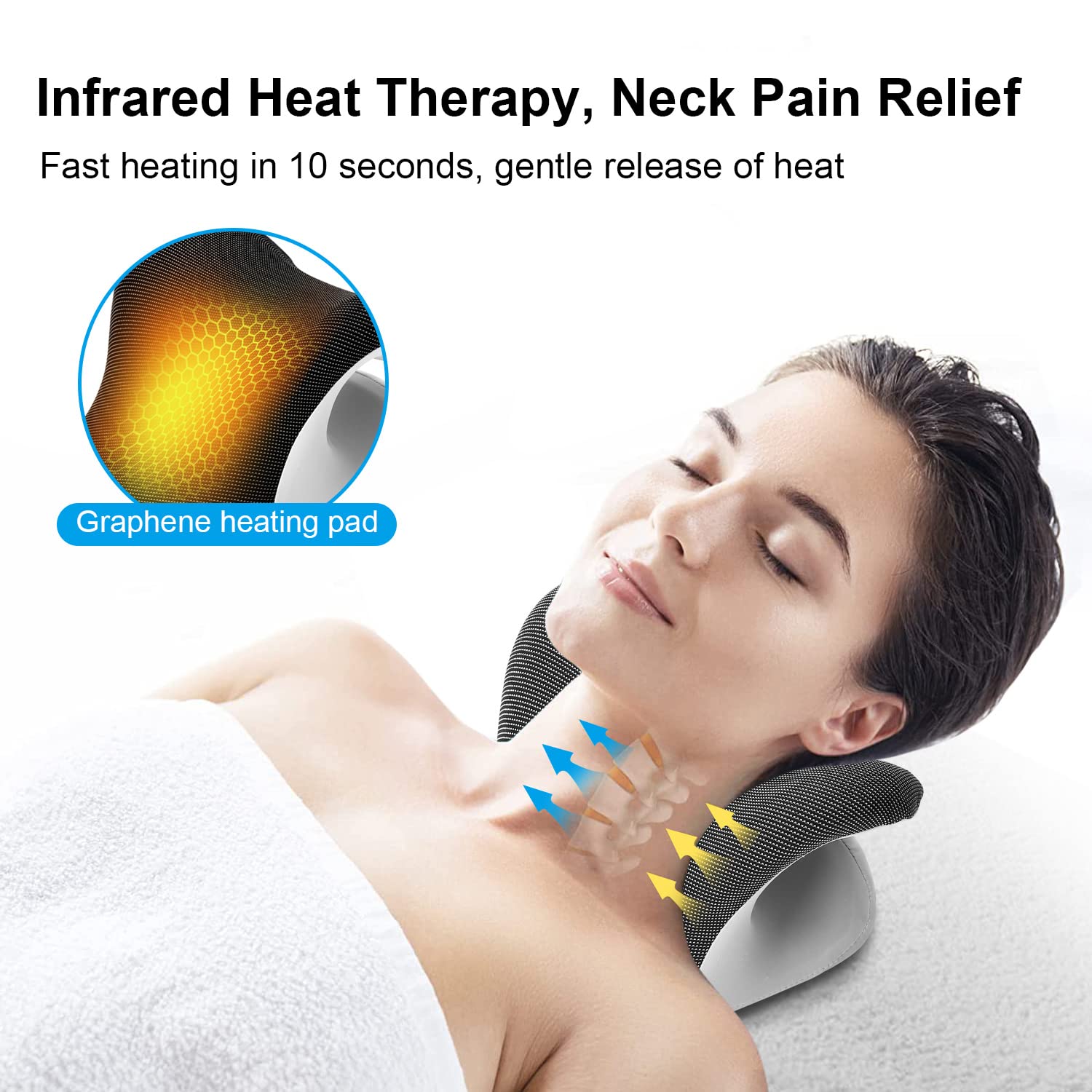 Heated Neck Stretcher Therapy  - Neck Pillow Memory Foam ulasan dan harga