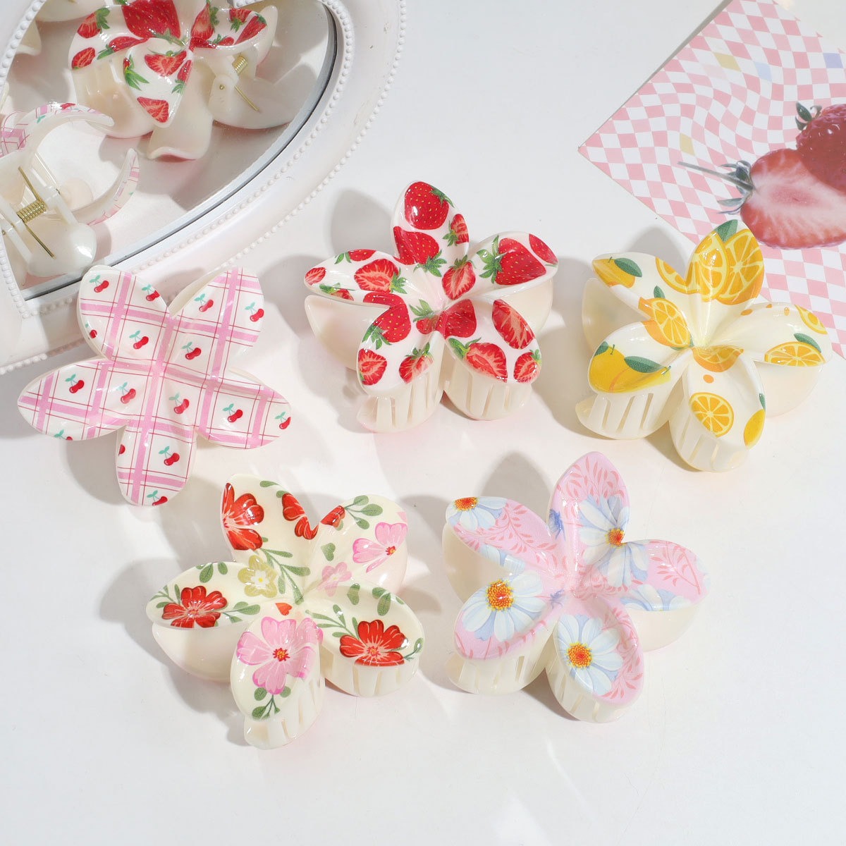 3pcs Cute Fashion Colorful Fru - Travel Accessories For Elderly ulasan dan harga