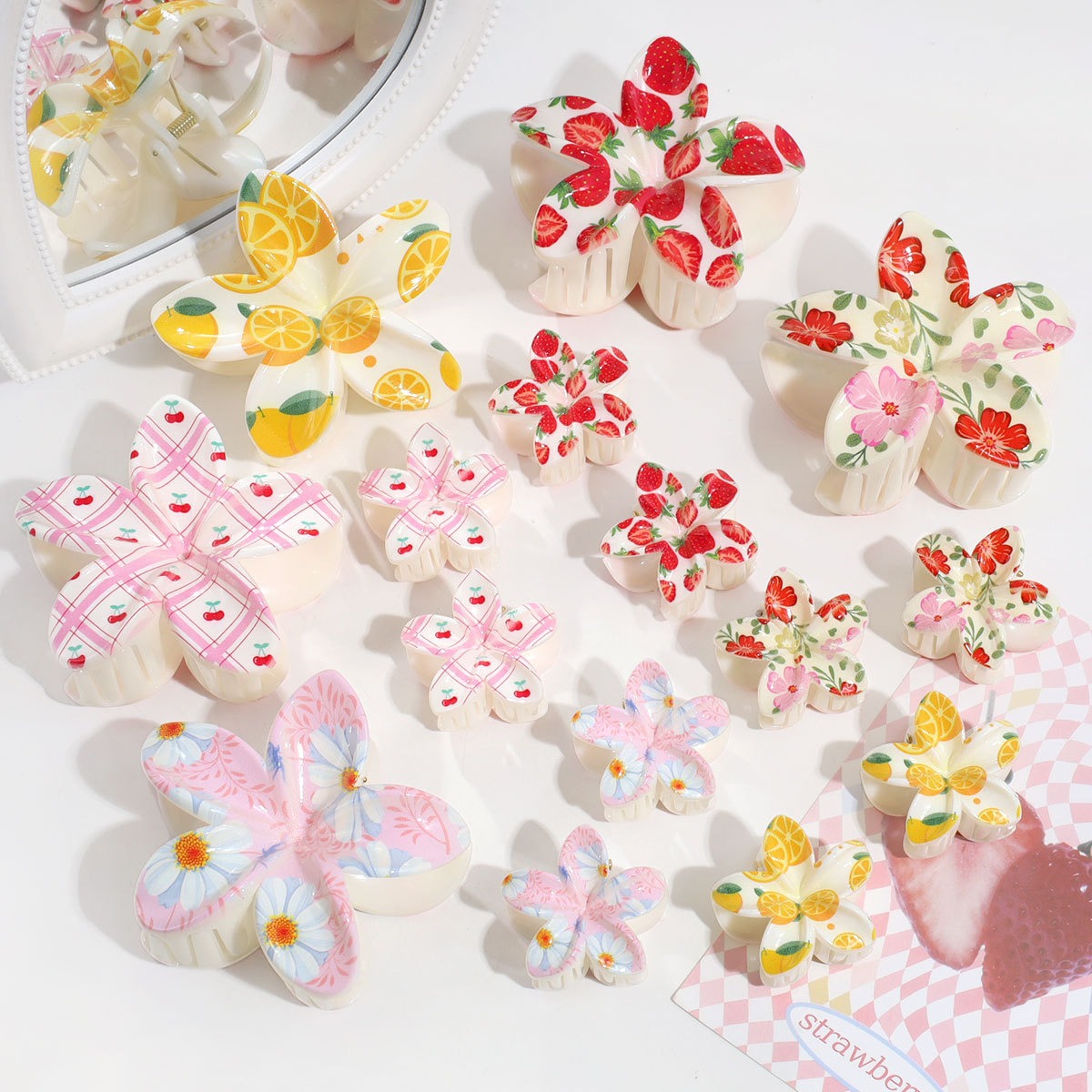 3pcs Cute Fashion Colorful Fru - Travel Accessories For Elderly ulasan dan harga