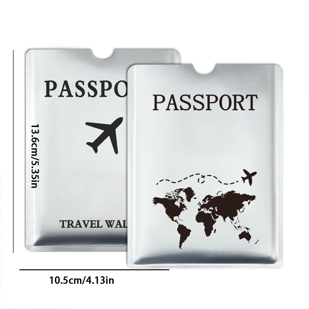 Aluminum foil passport protect - Travel Accessories Passport Holder ulasan dan harga