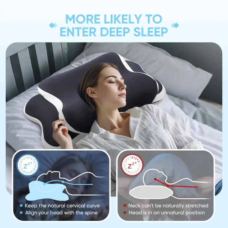 Ergonomic Memory Foam Butterfl - Neck Pillow Memory Foam ulasan dan harga
