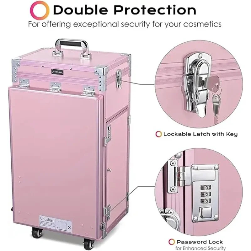 Rolling Manicure Table Foldabl - Travel Accessories In Train ulasan dan harga