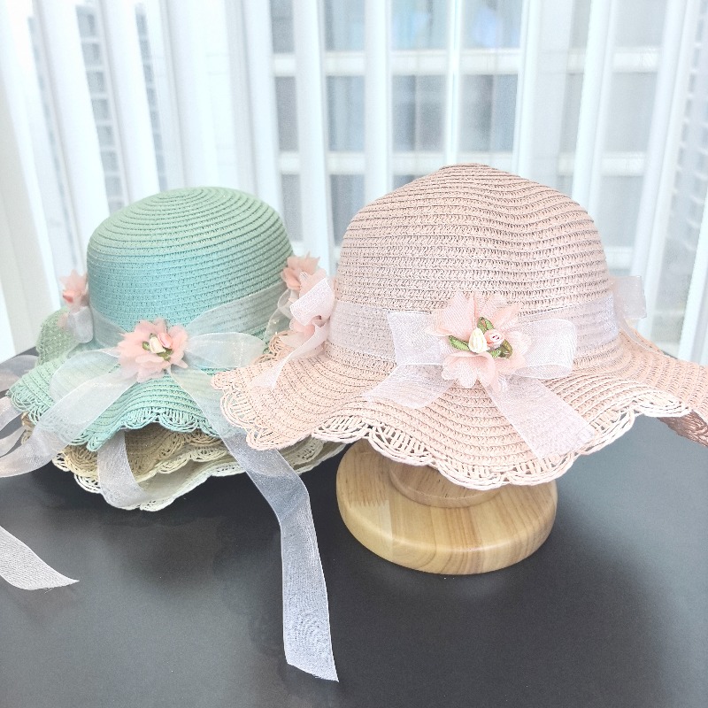Girls 2pcs Straw Hat Solid Col - Travel Accessories For 10 Year Old Girl ulasan dan harga
