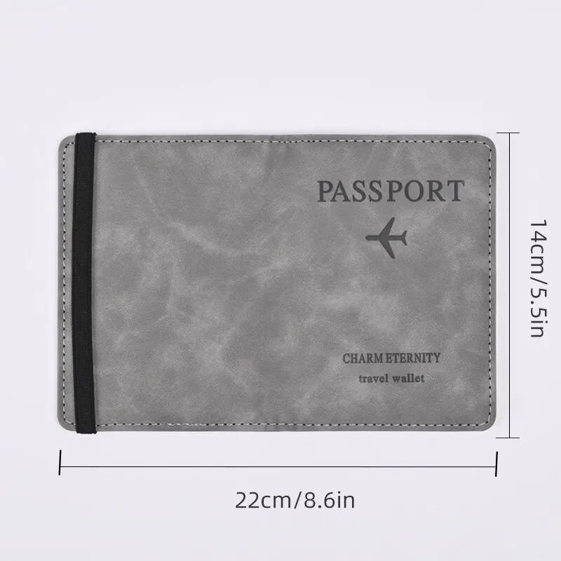 Men PU Leather Wallet Travel P - Travel Accessories Passport Holder ulasan dan harga