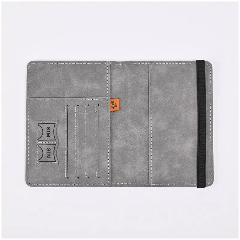 Men PU Leather Wallet Travel P - Travel Accessories Passport Holder ulasan dan harga