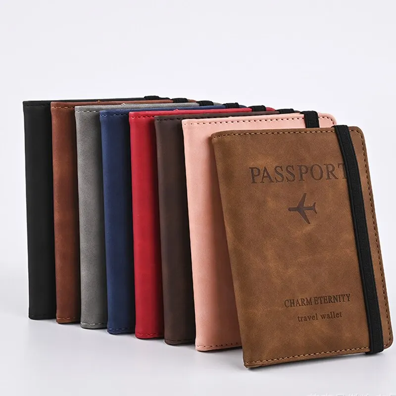 Men PU Leather Wallet Travel P - Travel Accessories Passport Holder ulasan dan harga