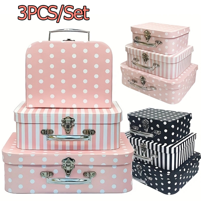3pcs Vintage Style Cardboard B - Travel Accessories Gift Set ulasan dan harga