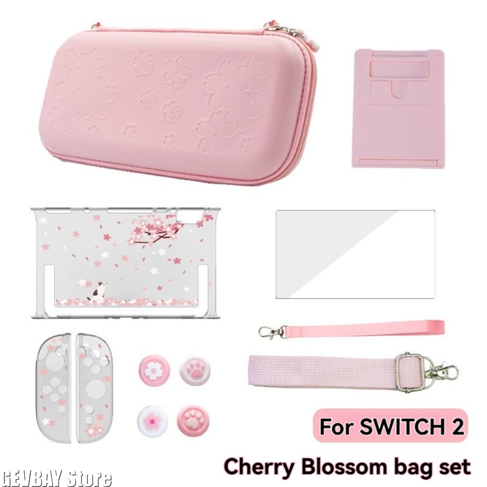 PU  Sakura Pink Shell Portable - Travel Accessories Pink ulasan dan harga