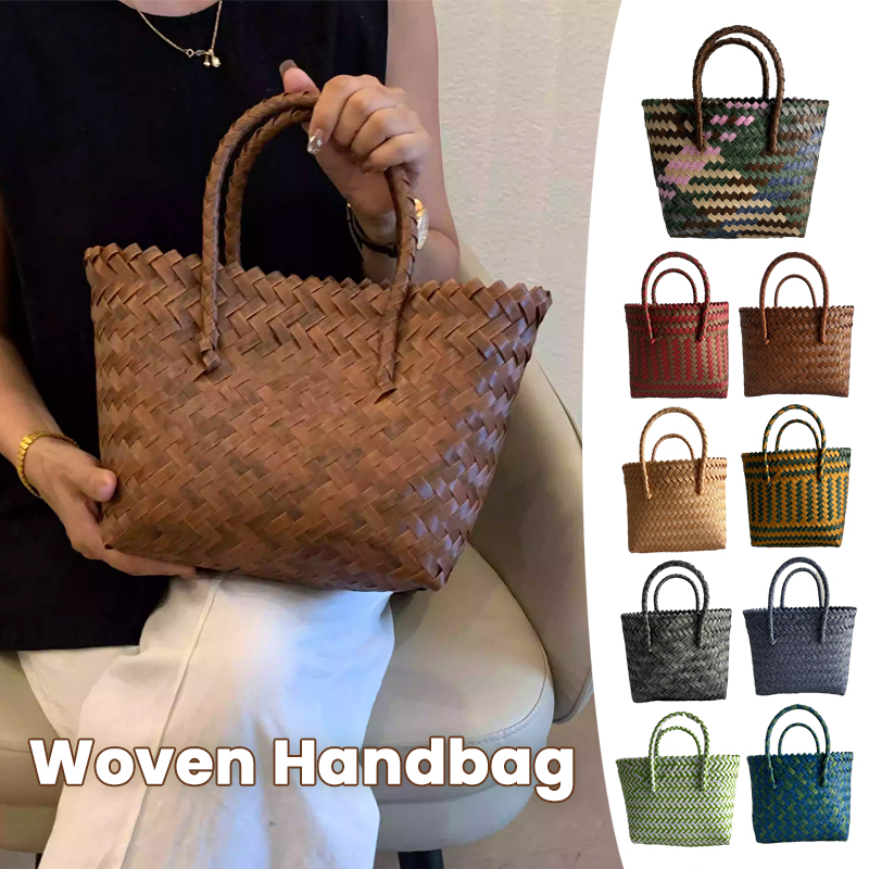 Large Capacity Handmade Woven  - Travel Accessories Gift Basket ulasan dan harga