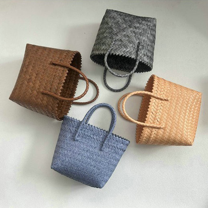 Large Capacity Handmade Woven  - Travel Accessories Gift Basket ulasan dan harga